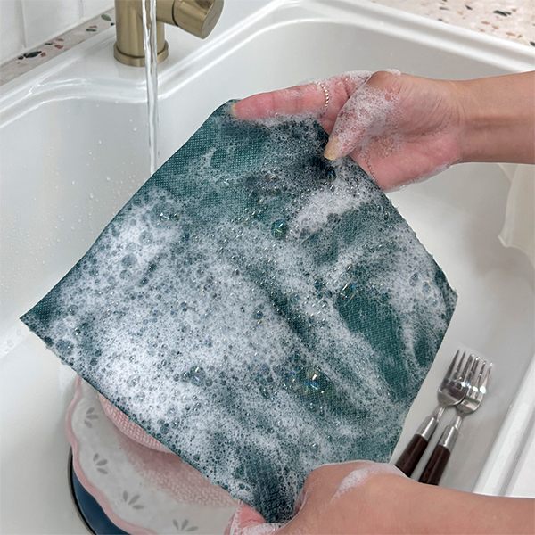 1장씩 뜯어 쓰는 1회용 수세미 1장 팡팡(360매/ 6롤)